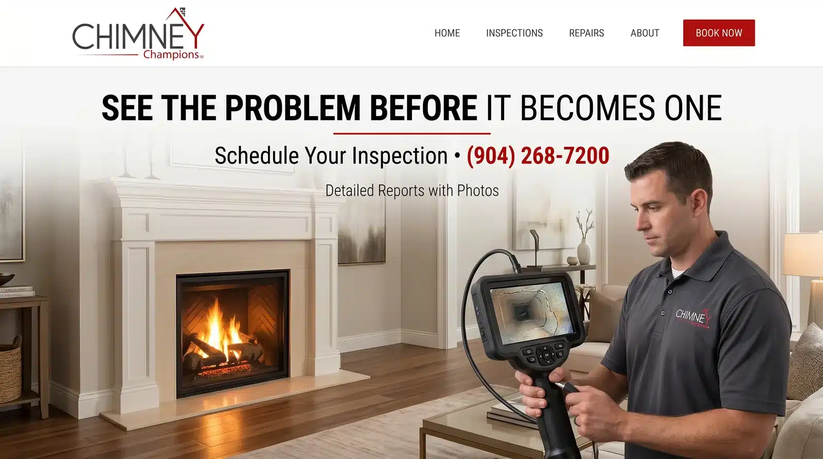 chimney inspection Palm Coast FL